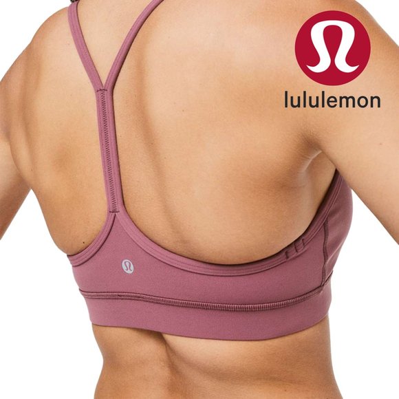 ⭐️HOST PICK⭐️ Lululemon Flow Y Bra (Nulu) in Misty Merlot - Picture 2 of 6